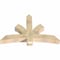 Ekena Millwork Davenport Rough Sawn Timber Gable Bracket, Douglas Fir, 60"W x 40"H x 6"D x 6"F, 16/12 Pitch GBW060X40X0606DAV00RDF - alternate 2